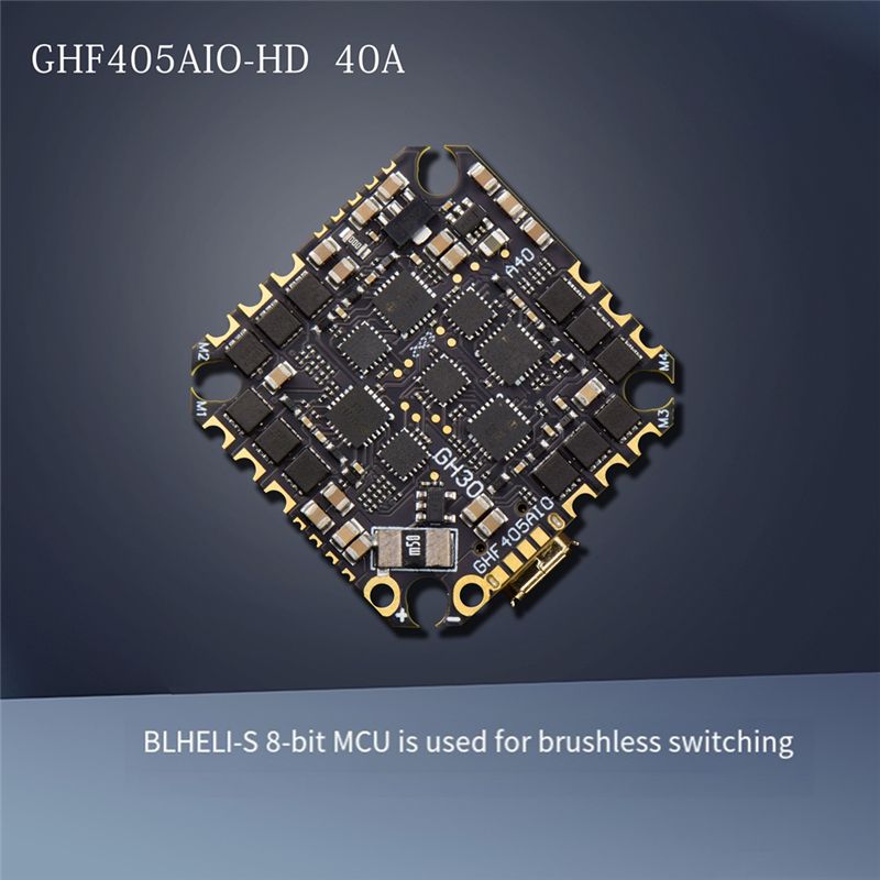 ABTI-GHF405AIO-HD 40A AIO Flig - огляд і ціна Drone Racing Flight Controller