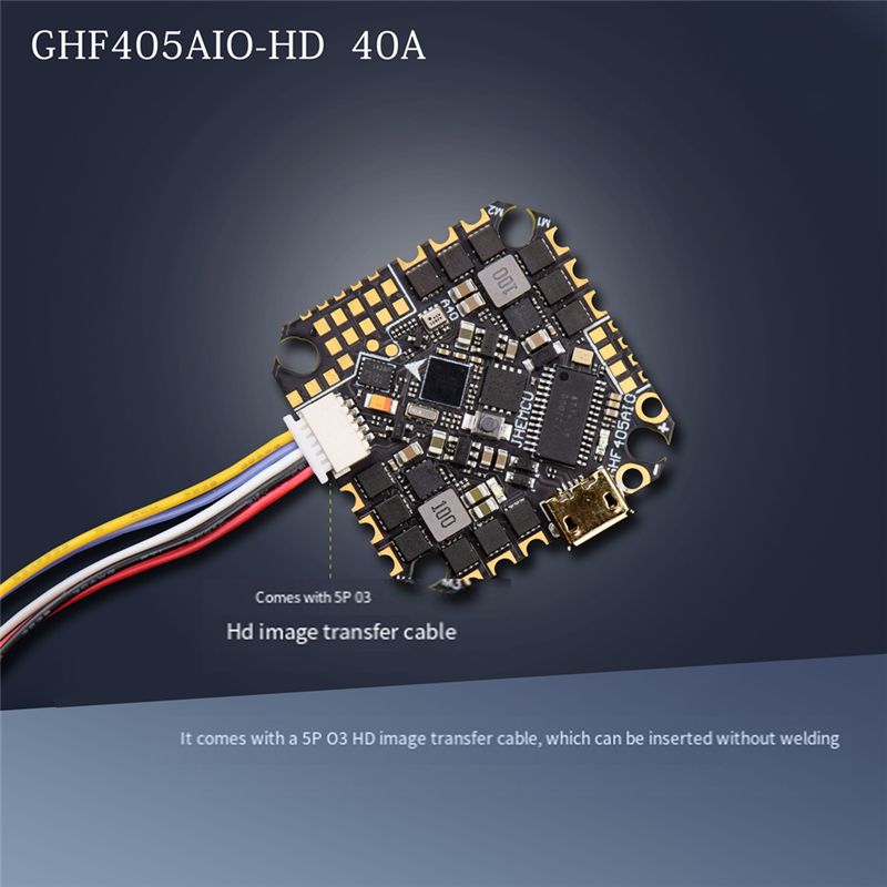 ABTI-GHF405AIO-HD 40A AIO Flig - огляд і ціна Drone Racing Flight Controller